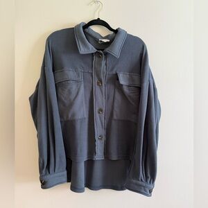 LA MIEL Blue Fleece Jacket